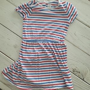 Red White Blue Striped Dress